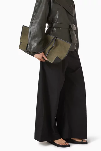 Bateau Tote in Suede