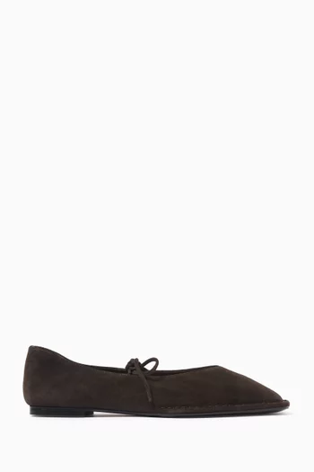 Sway Ballet Flats in Suede