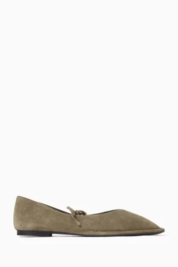 Sway Ballet Flats in Suede