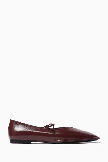 Sway Ballet Flats in Leather