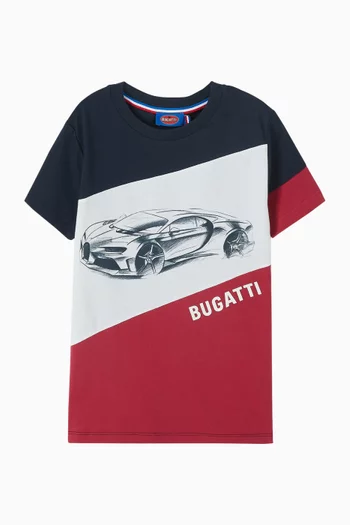 Graphic Print T-Shirt in Cotton