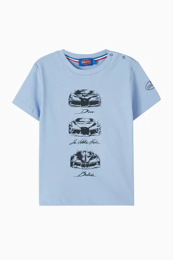 Graphic Print T-Shirt in Cotton