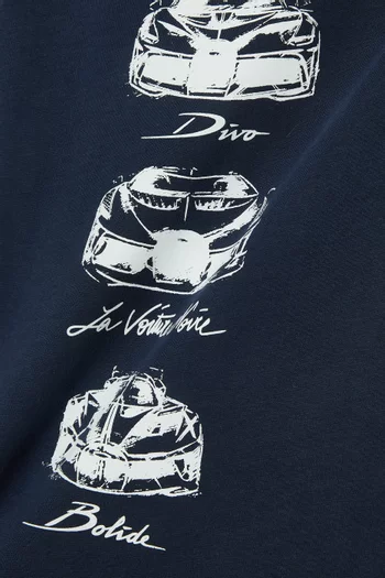 Graphic Print T-Shirt in Cotton