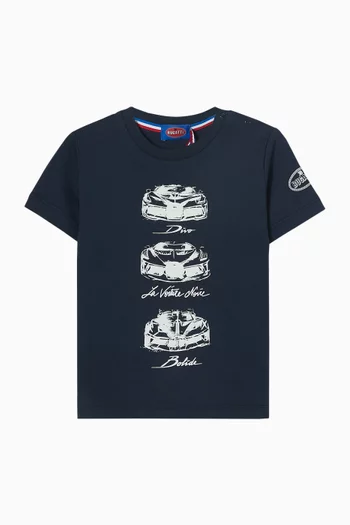 Graphic Print T-Shirt in Cotton
