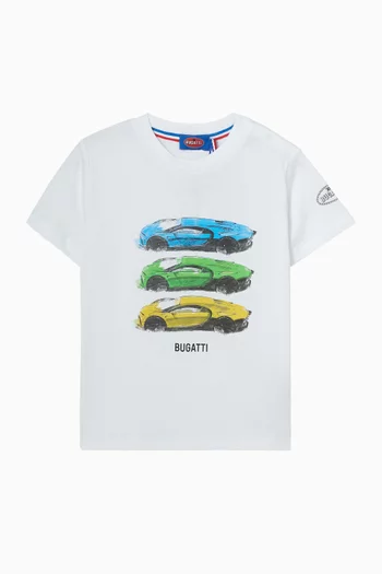 Graphic Print T-Shirt in Cotton