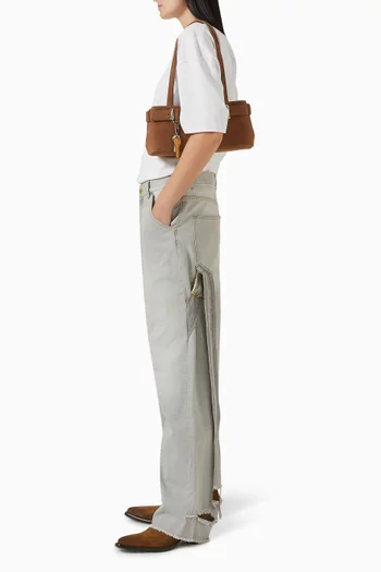 Lisa Belt Jeans in Denim