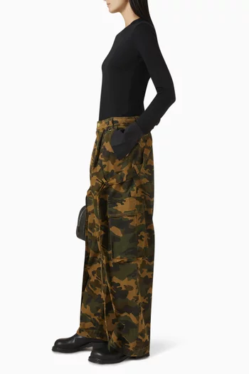 بنطال كارغو روث قطن