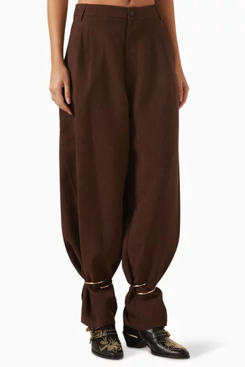 Phebe Cuff-adorned Comfort Suit Pants