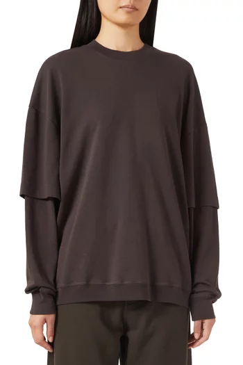 Troy Double-sleeve T-shirt in Cotton