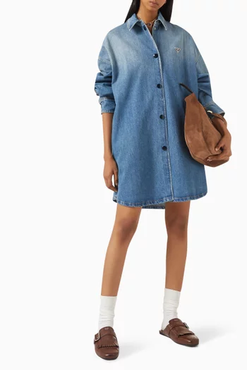 Oversized Shirt in Denim