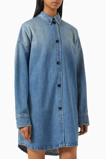 Oversized Shirt in Denim