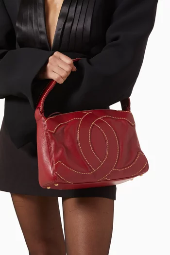 CC Stitch Shoulder Bag in Leather
