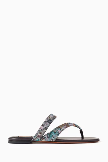 Luise Sandals in Woven Fabric