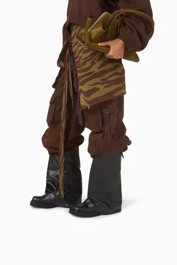 Robin. Combat Boots in Leather