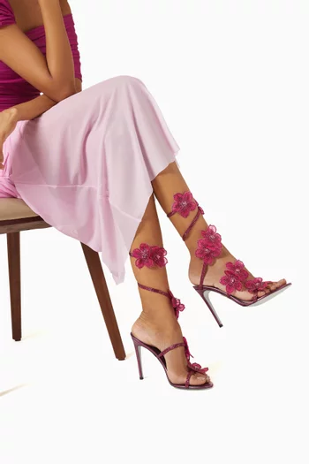 Floriane 105 Sandals in Leather