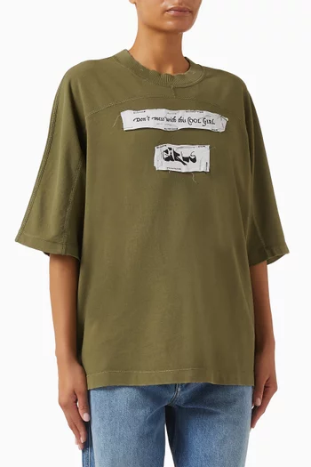 Printed Logo T-shirt in Jersey