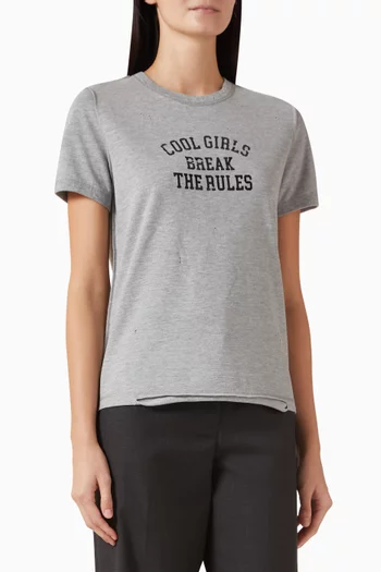 Printed T-shirt in Cotton-jersey