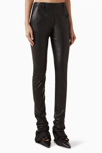 Slim-fit Pants in Nappa