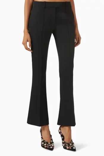 Flared Pants in Wool