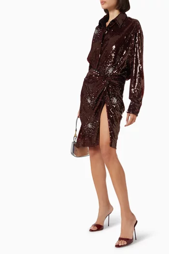 Sarong Sequin Skirt