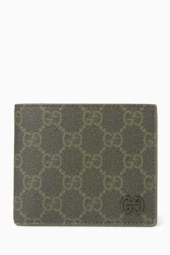 Bifold Wallet in GG Supreme Canvas