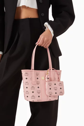 Mini Liz Shopper in Visetos Monogram Canvas