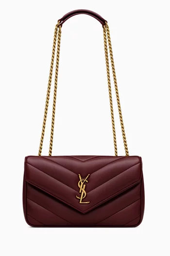 Loulou Small Shoulder Bag in Matelassé Lambskin