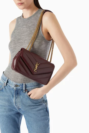 Loulou Medium Shoulder Bag in Matelassé Lambskin
