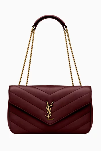Loulou Medium Shoulder Bag in Matelassé Lambskin