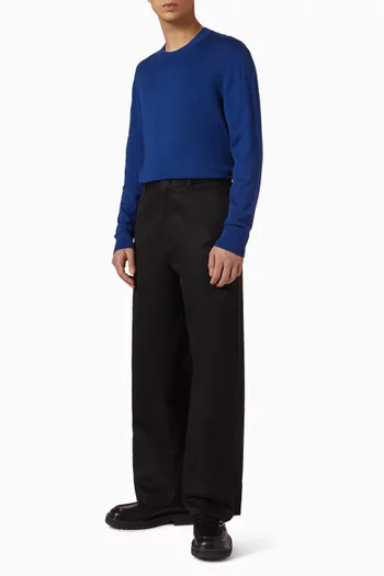 Crewneck Sweater in Merino-wool