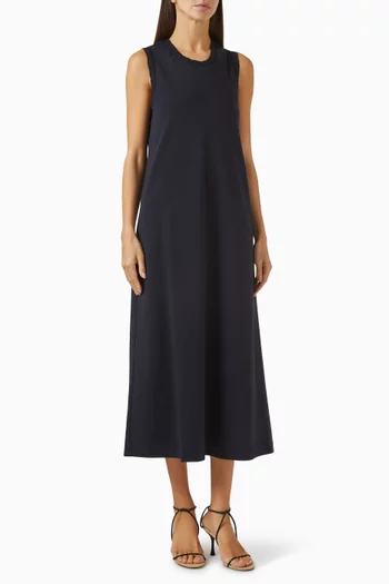 Ruffle-trim Dress in Cotton