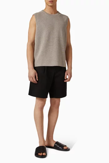 Tank Top in Linen-knit