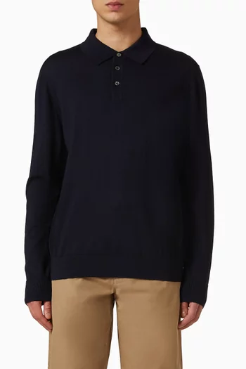 Slim-fit Polo Shirt in Merino-wool