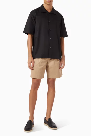 Tailored Chino Shorts in Cotton