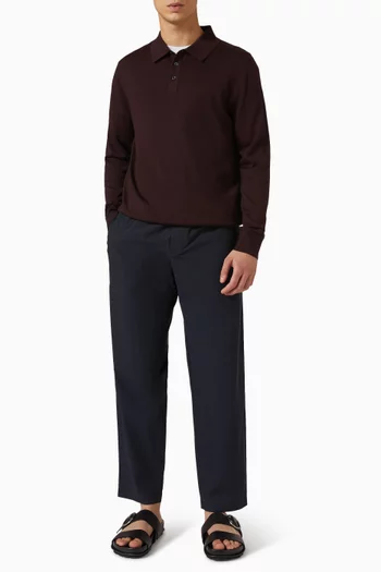 Slim-fit Polo Shirt in Merino-wool