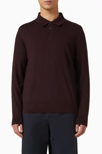 Slim-fit Polo Shirt in Merino-wool