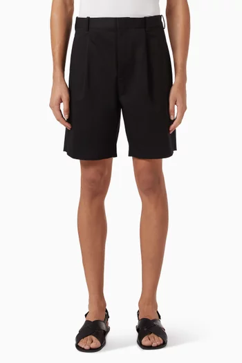 Tailored Chino Shorts in Cotton