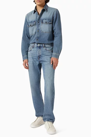 Button-up Shirt in Denim