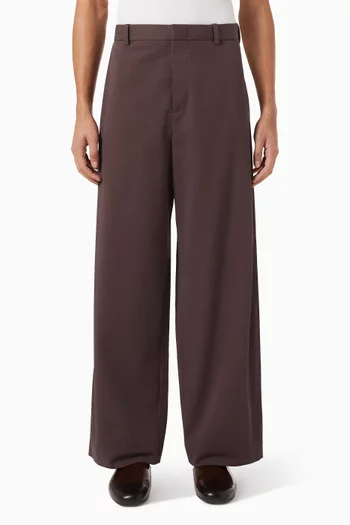 Wide-leg Pants in Cotton