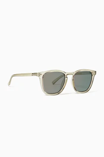 No Biggie Sunglasses in Crystal Polymer