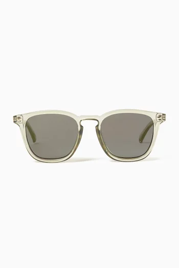 No Biggie Sunglasses in Crystal Polymer