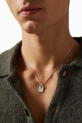 Maison Pendant Necklace in Sterling Silver