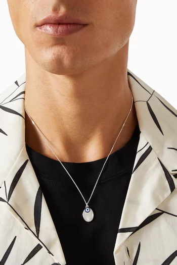 Mykonos Pendant Necklace in Sterling Silver