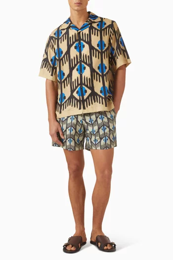 Geometric Classic Swim Shorts