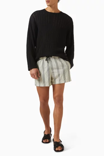 Sweater in Pointelle Knit