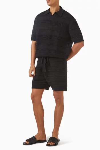 Polo Shirt in Cotton Knit