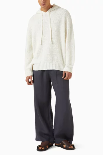 Relaxed Hoodie in Knit