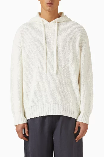 Relaxed Hoodie in Knit