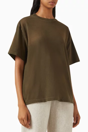 Sunbleached Oversized T-shirt in Cotton-blend