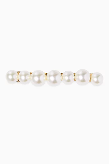 Gretel Pearl-embellished Barrette